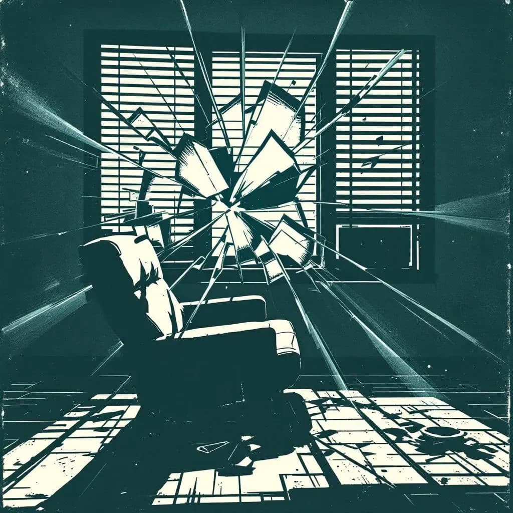 Vold — linocut illustration