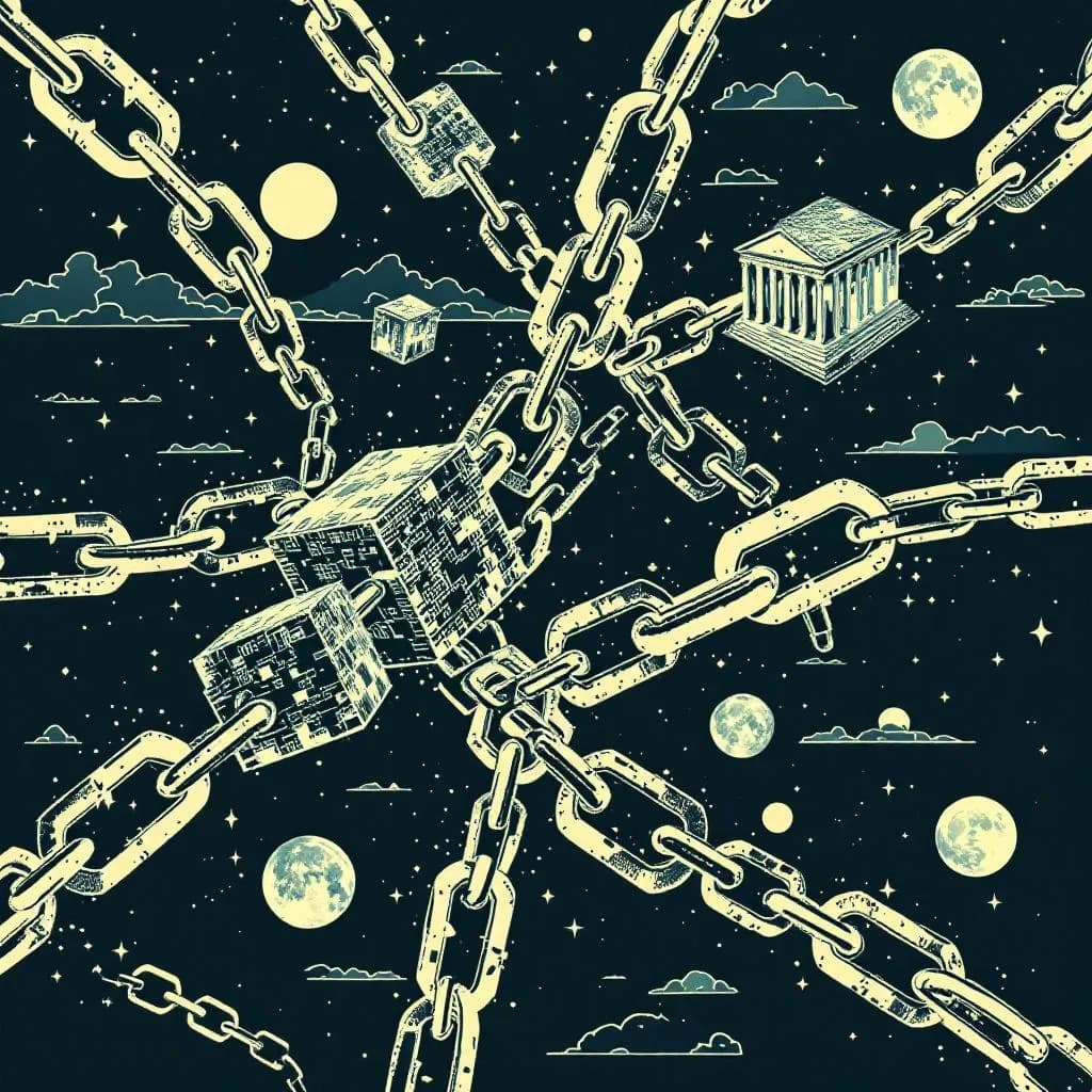 blockchain — Krimidex illustration