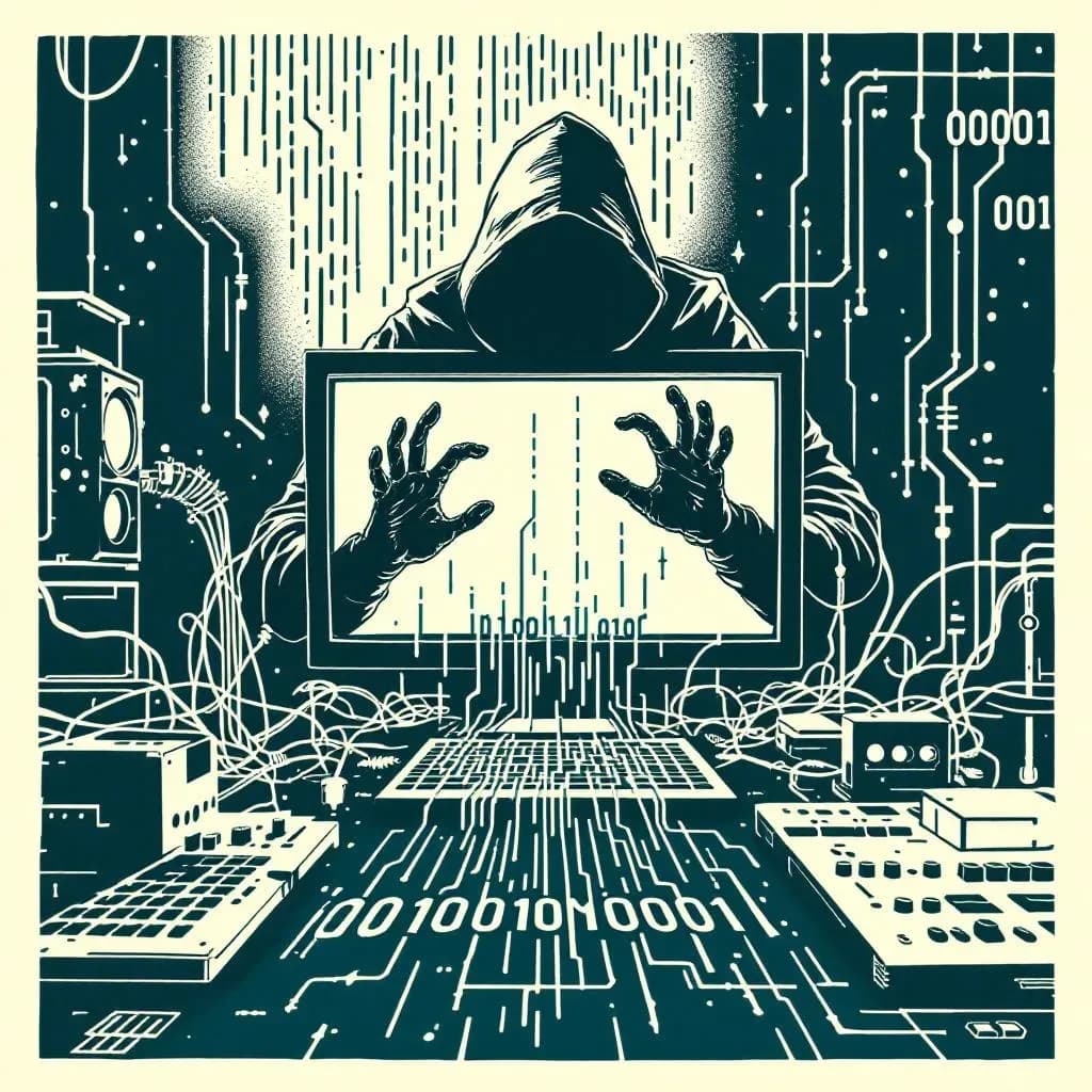 cyberangreb — Krimidex illustration