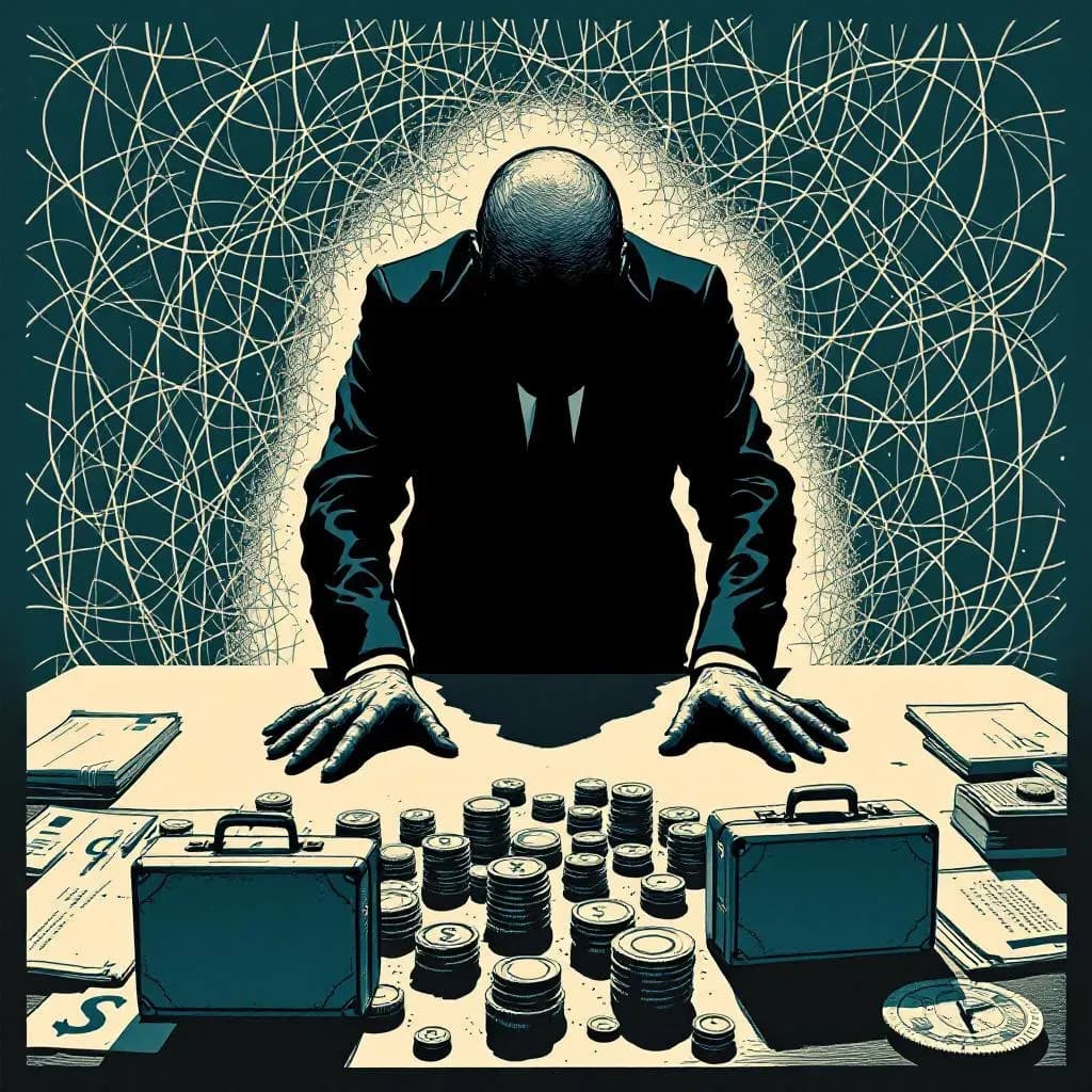 finanskriminalitet — Krimidex illustration