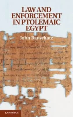 Law and Enforcement in Ptolemaic Egypt — bogomslag (Open Library)