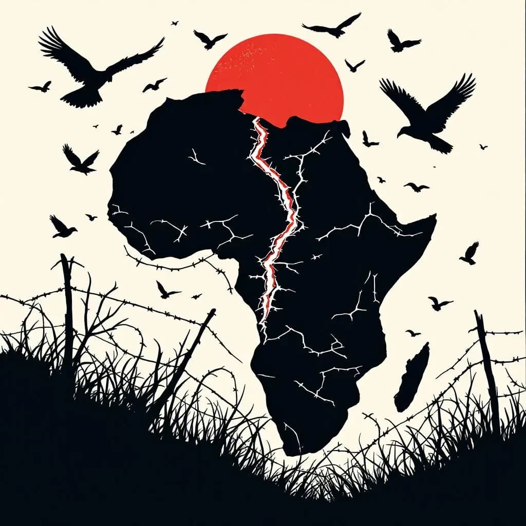 afrikansk kriminalitet — Krimidex illustration