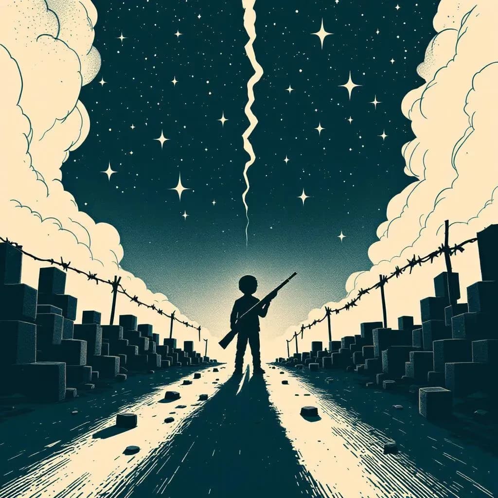 børnesoldater — Krimidex illustration