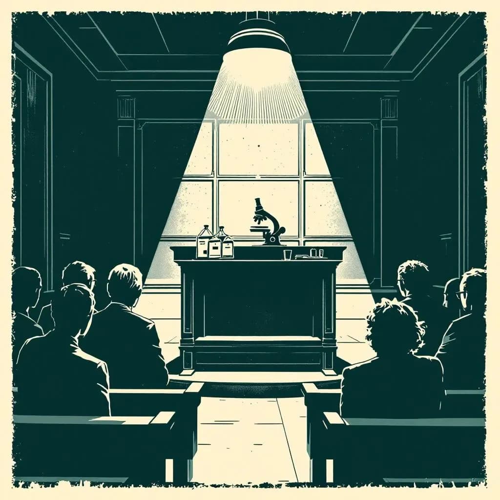 forensisk efterforskning — Krimidex illustration